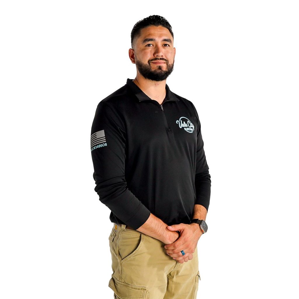 Jesus Enriquez, Chief Project and Operations Manager at Vale City Electric, overseeing electrical construction projects in Phoenix, Arizona